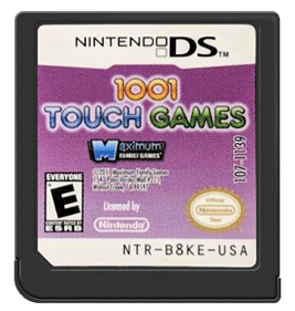 1001 Touch Games - Cart - Front Image