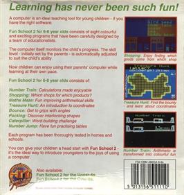 Fun School 2: For 6 to 8 year olds - Box - Back Image
