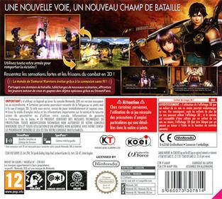 Samurai Warriors: Chronicles - Box - Back Image