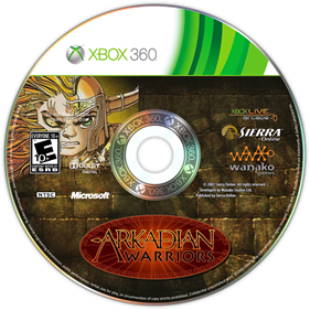 Arkadian Warriors - Fanart - Disc Image