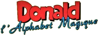 Donald's Alphabet Chase - Clear Logo Image