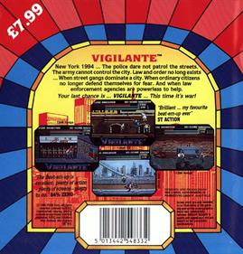 Vigilante - Box - Back Image