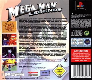 Mega Man Legends - Box - Back Image