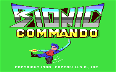 Bionic Commando (NTSC Version) - Screenshot - Game Title Image