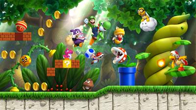 New Super Mario Bros. U + New Super Luigi U - Fanart - Background Image