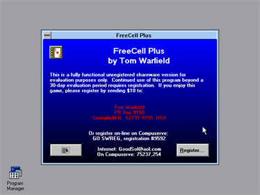 FreeCell Plus - Screenshot - Game Title Image