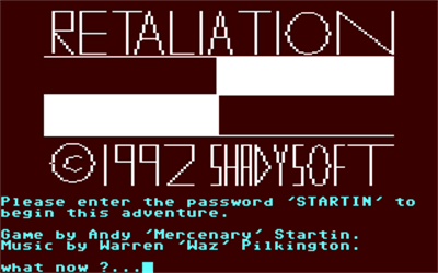Retaliation - Screenshot - Game Title Image
