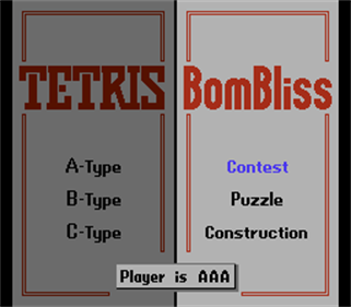 Tetris 2 + BomBliss - Screenshot - Game Select Image