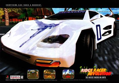 Ridge Racer Revolution - Advertisement Flyer - Front Image