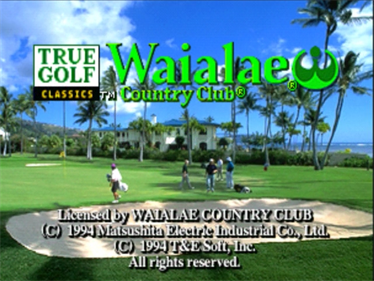 True Golf Classics: Waialae Country Club - Screenshot - Game Title Image