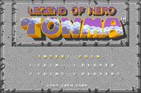 Legend of Hero Tonma - Screenshot - Game Title