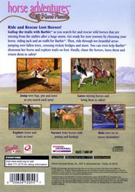 Barbie Horse Adventures: Wild Horse Rescue - Box - Back Image
