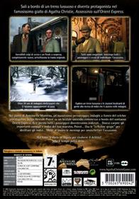 Agatha Christie: Murder on the Orient Express (2006) - Box - Back Image