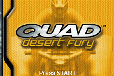 Quad Desert Fury - Screenshot - Game Title Image