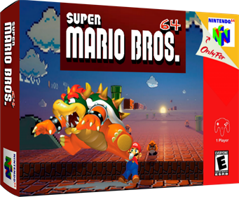 Super Mario Bros. 64 - Box - 3D Image