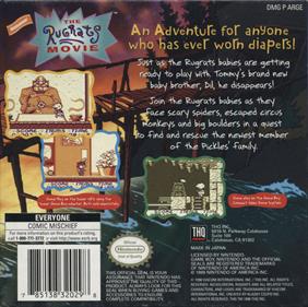 The Rugrats Movie - Box - Back Image