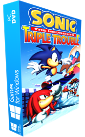 Sonic Triple Trouble 16-Bit - Box - 3D Image