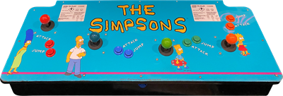 The Simpsons  - Arcade - Control Panel Image