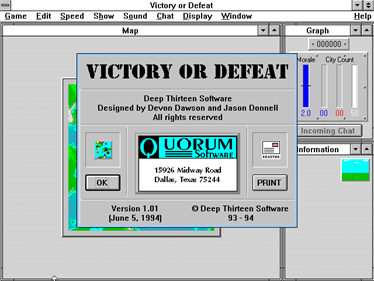 Victory or Defeat - Screenshot - Game Title Image