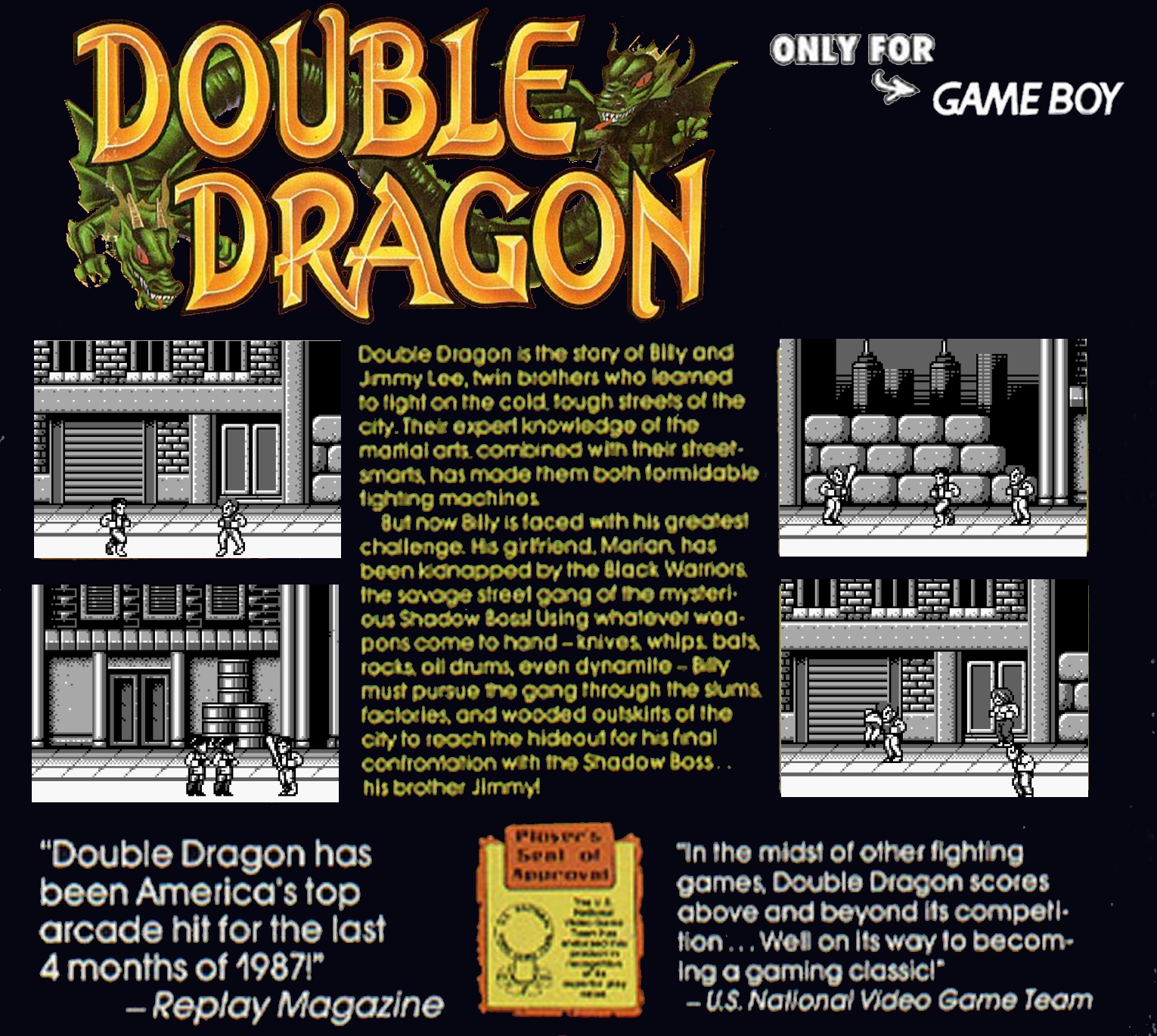 Double Dragon - 1987 Arcade RePlay