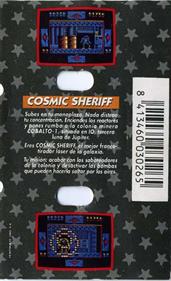 Cosmic Sheriff - Box - Back Image