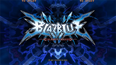 BlazBlue: Calamity Trigger - Screenshot - Game Title Image