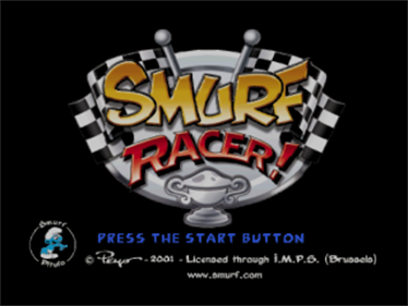 Smurf Racer! - Screenshot - Game Title Image