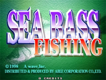 Sea Bass Fishing - Screenshot - Game Title Image