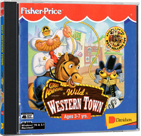 Great Adventures by Fisher-Price: Wild Western Town - Box - 3D Image