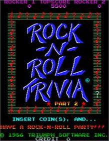 MTV Rock-N-Roll Trivia - Screenshot - Game Title Image