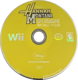 Hannah Montana: Spotlight World Tour - Disc Image