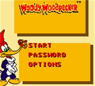 Woody Woodpecker - Screenshot - Game Select Image