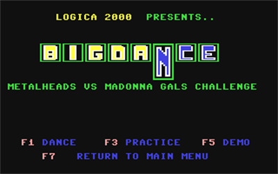 Bigdance - Screenshot - Game Title Image