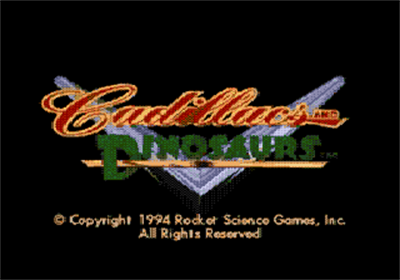 Cadillacs and Dinosaurs: The Second Cataclysm - Screenshot - Game Title Image