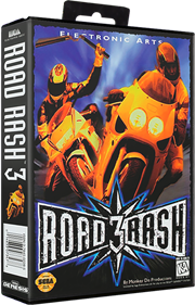 Road Rash 3 - Box - 3D Image