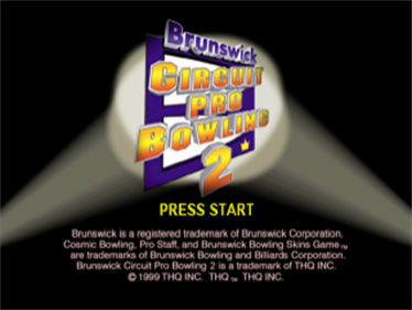 Brunswick Circuit Pro Bowling 2 - Screenshot - Game Title Image