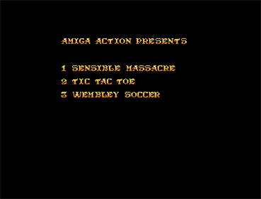 Amiga Action #60 - Screenshot - Game Select Image
