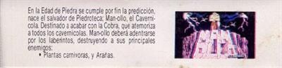 Manollo: El Cavernicola - Box - Back Image