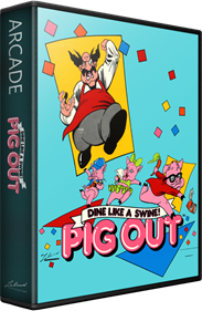 Pig Out: Dine Like a Swine! - Box - 3D Image