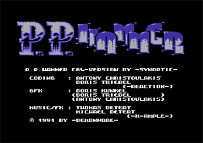 P. P. Hammer and His Pneumatic Weapon - Screenshot - Game Title Image