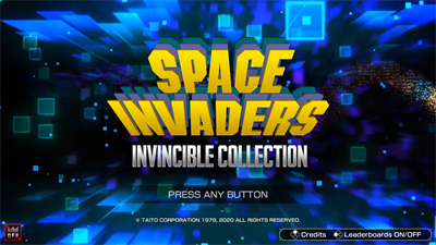 Space Invaders: Invincible Collection - Screenshot - Game Title Image