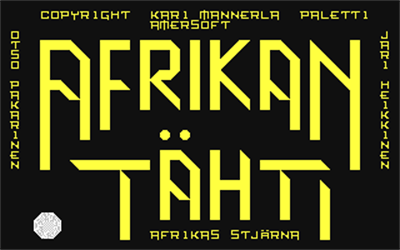 Afrikan Tähti - Screenshot - Game Title Image
