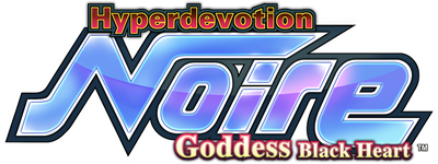 Hyperdevotion Noire: Goddess Black Heart - Clear Logo Image