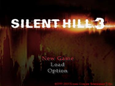 Silent Hill 3 - Screenshot - Game Title Image