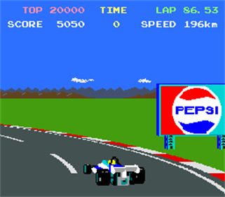 Pole Position II - Screenshot - Gameplay Image