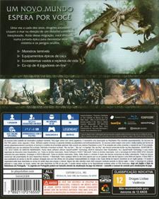 Monster Hunter: World - Box - Back Image