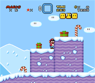 Super Mario World: Christmas Edition - Screenshot - Gameplay Image