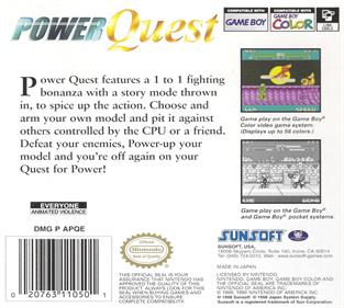 Power Quest - Box - Back Image