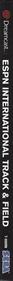 ESPN International Track & Field - Box - Spine Image