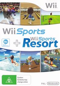 Wii Sports + Wii Sports Resort - Box - Front Image